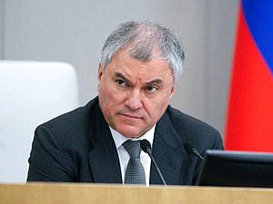 Председатель Государственной Думы Вячеслав Володин