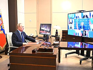 Совещание с постоянными членами Совета Безопасности. Фото: kremlin.ru