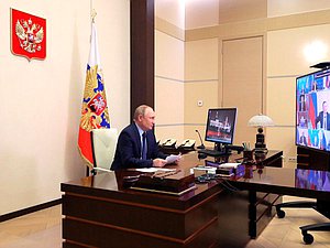 Совещание с постоянными членами Совета Безопасности. Фото: kremlin.ru