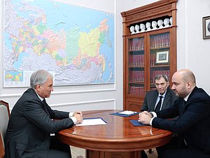 Председатель Государственной Думы Вячеслав Володин и губернатор Самарской области Вячеслав Федорищев
