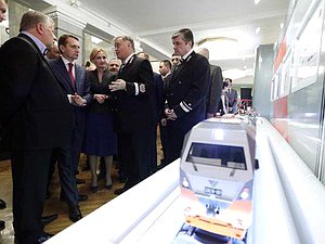 Сергей Нарышкин посетил выставку «День железных дорог России в Государственной Думе» 