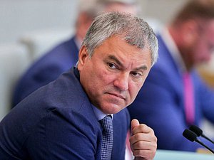 Chairman of the State Duma Viacheslav Volodin