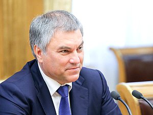 Chairman of the State Duma Viacheslav Volodin