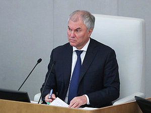 Председатель Государственной Думы Вячеслав Володин