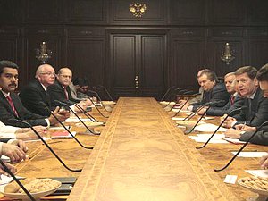 Первый заместитель Председателя Госдумы Александр Жуков встретился с Президентом Венесуэлы Николасом Мадуро