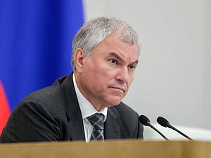 Председатель Государственной Думы Вячеслав Володин