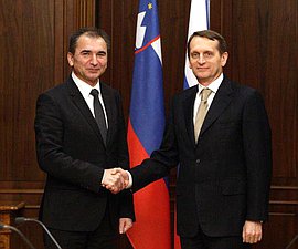Председатель Госдумы встретился с Председателем Государственного собрания Словении 
