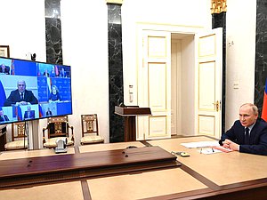 Совещание с постоянными членами Совета Безопасности. Фото: kremlin.ru