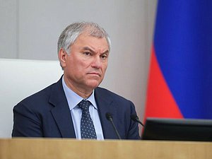 Председатель Государственной Думы Вячеслав Володин