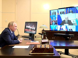 Совещание с постоянными членами Совета Безопасности. Фото: kremlin.ru