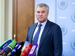 Председатель Государственной Думы Вячеслав Володин