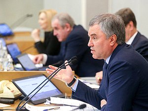 Председатель Государственной Думы Вячеслав Володин