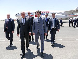 Председатель Государственной Думы Вячеслав Володин и заместитель Председателя Национального Собрания Республики Армения Акоб Аршакян