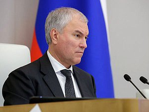 Председатель Государственной Думы Вячеслав Володин