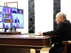 Совещание с постоянными членами Совета Безопасности РФ. Фото: kremlin.ru