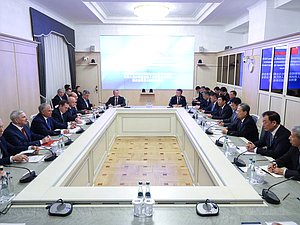 Встреча Председателя Государственной Думы Вячеслава Володина с Председателем Постоянного комитета Всекитайского собрания народных представителей Чжао Лэцзи