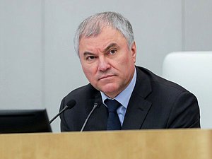 Председатель Государственной Думы Вячеслав Володин