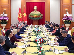 Meeting of Chairman of the State Duma Vyacheslav Volodin and General Secretary of the Communist Party of Vietnam Central Committee Tô Lâm