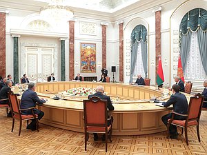 Встреча Председателя Государственной Думы Вячеслава Володина с Президентом Республики Беларусь Александром Лукашенко