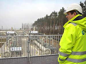 северный поток газ трубопровод завод предприятие рабочий