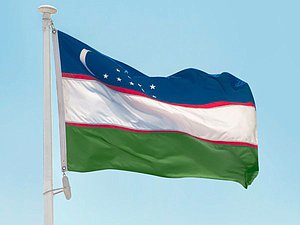 флаг Узбекистана