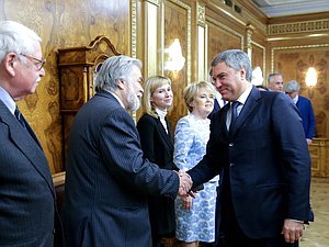 Церемония вручения наград Государственной Думы журналистам парламентского пула