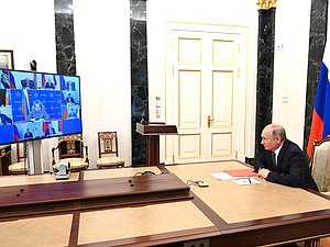 Совещание с постоянными членами Совета Безопасности. Фото: kremlin.ru