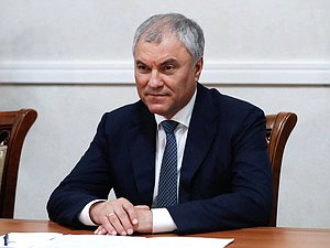 Председатель Государственной Думы Вячеслав Володин
