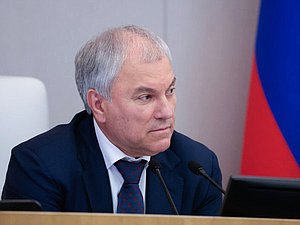 Председатель Государственной Думы Вячеслав Володин