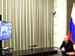 Совещание с постоянными членами Совета Безопасности. Фото: kremlin.ru