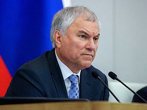 Председатель Государственной Думы Вячеслав Володин
