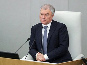 Председатель Государственной Думы Вячеслав Володин