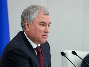 Председатель Государственной Думы Вячеслав Володин