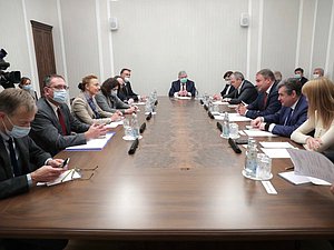 Meeting of Deputy Chairman of the State Duma Petr Tolstoy and Secretary General of the Council of Europe Marija Pejčinović Burić