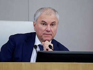 Председатель Государственной Думы Вячеслав Володин