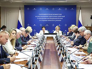 Meeting of the Parliamentary Commission on Investigation of the Crimes Committed by the Kiev regime Against Minors