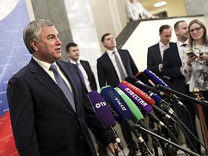 Председатель Государственной Думы Вячеслав Володин