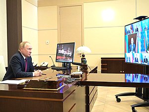 Совещание с постоянными членами Совета Безопасности. Фото: kremlin.ru