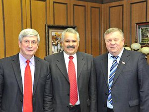 Первый заместитель Председателя Государственной Думы Иван Мельников встретился с Заместителем Министра иностранных дел Республики Куба Дагоберто Родригесом