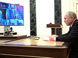 Совещание с постоянными членами Совета Безопасности. Фото: kremlin.ru