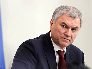 Chairman of the State Duma Vyacheslav Volodin