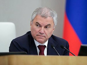 Chairman of the State Duma Vyacheslav Volodin