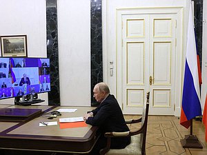Совещание Президента РФ с постоянными членами Совета Безопасности. Фото: kremlin.ru