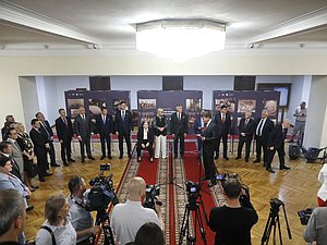 Открытие выставки «Легенды космоса», посвященной 70-летию космодрома Байконур и 65-летию Центра подготовки космонавтов имени Ю.А. Гагарина
