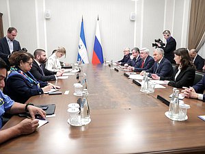 Meeting of Chairman of the State Duma Vyacheslav Volodin and Special Representative of the President of Nicaragua for Russian Affairs Laureano Facundo Ortega Murillo