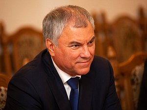 Chairman of the State Duma Vyacheslav Volodin