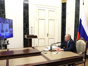 Совещание с постоянными членами Совета Безопасности. Фото: kremlin.ru