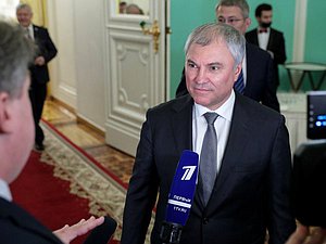 Председатель Государственной Думы Вячеслав Володин