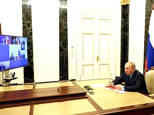 Совещание с постоянными членами Совета Безопасности. Фото: kremlin.ru