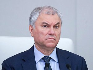 Chairman of the State Duma Vyacheslav Volodin